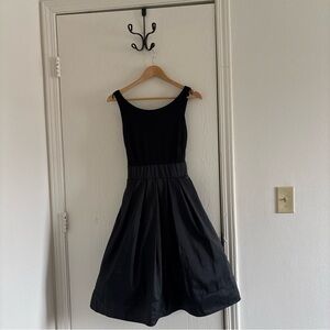 Karin Stevens Black Fit & Flare Dress Size 10 Sleeveless Cocktail Party